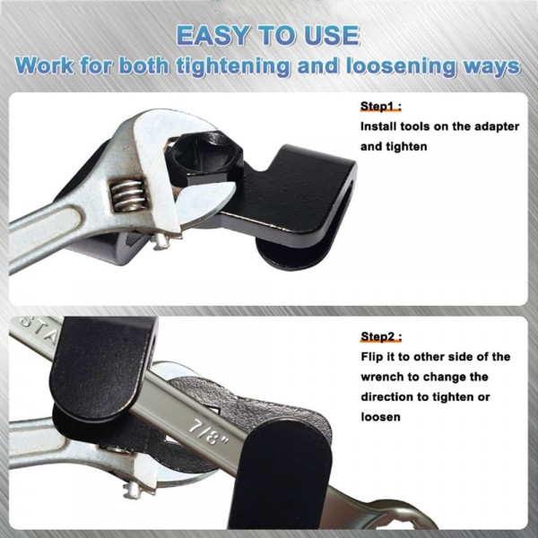 EPMAN Extended Spare Parts Accessory Replacement Easy Wrench Extender Adaptor Is Ideal For Repairing Nuts And Bolts EPAA08G17 EPMAN Extended Spare Parts Accessory Replacement Easy Wrench Extender Adaptor Is Ideal For Repairing Nuts And Bolts EPAA08G17