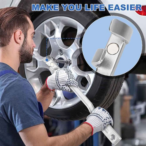 EPMAN Durable Universal Wrench Extender Tool Bar Extended Torque Adaptor Wrench EPAA08G25 EPMAN Durable Universal Wrench Extender Tool Bar Extended Torque Adaptor Wrench EPAA08G25