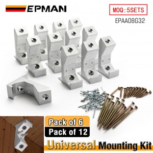 EPMAN Universal Mounting Kit For In-Frame Truck Boxes and House Floor EPAA08G32