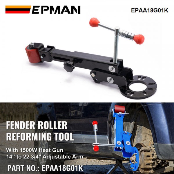 EPMAN Car Fender Shaper Wheel Eyebrow Mechanical Automobile Roll Fender Repairing Tool Black EPAA18G01K EPMAN Car Fender Shaper Wheel Eyebrow Mechanical Automobile Roll Fender Repairing Tool Black EPAA18G01K