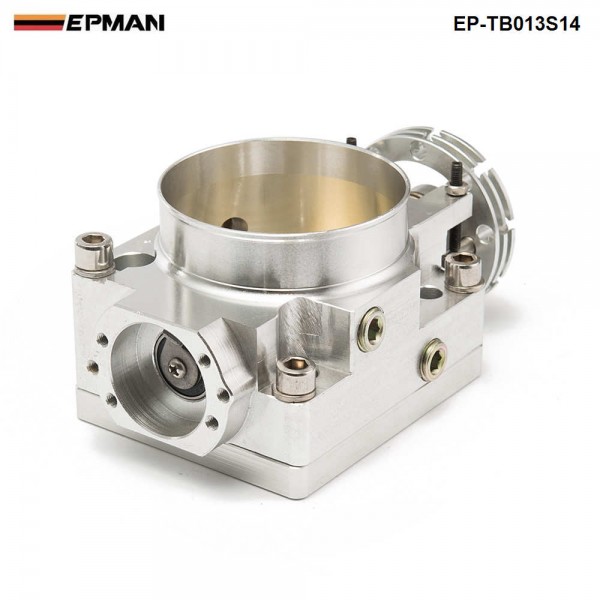 EPMAN Throttle Body 70MM For Nissan Silvia SR20 S13 S14 S15 SR20DET 200SX 240SX Silver EP-TB013S14 EPMAN Throttle Body 70MM For Nissan Silvia SR20 S13 S14 S15 SR20DET 200SX 240SX Silver EP-TB013S14
