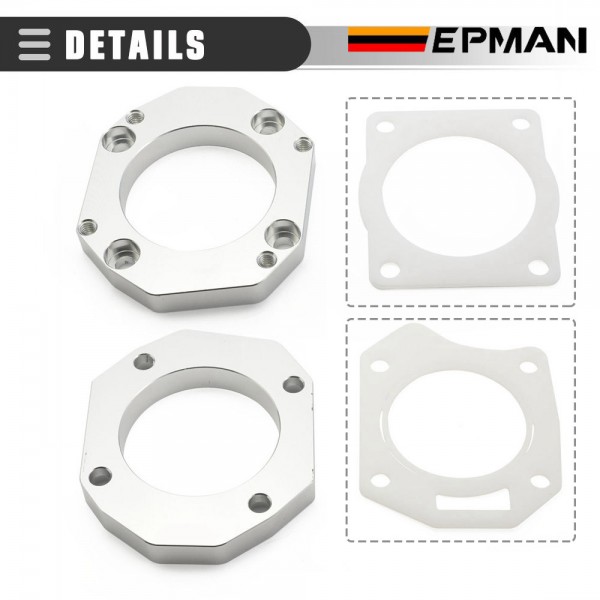 EPMAN K Series K20 K24 Throttle Body Adapter For Honda RBC 06-15 Civic Si K Swap ZDX EPAA01G180