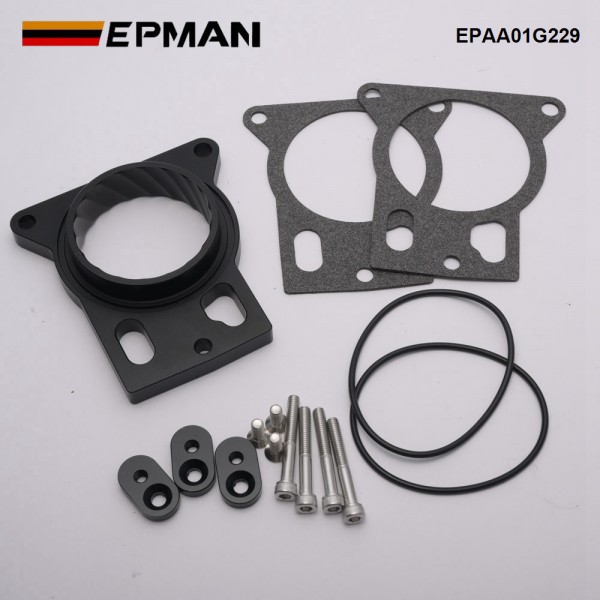 EPMAN Billet Aluminum Throttle Body Spacer For Chevy Silverado 1500 2500 3500 4.8L 5.3L 6.0L V8 1999-2007 Intake Manifold EPAA01G229 EPMAN Billet Aluminum Throttle Body Spacer For Chevy Silverado 1500 2500 3500 4.8L 5.3L 6.0L V8 1999-2007 Intake Manifold EPAA01G229