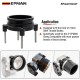 EPMAN Official Throttle Body Adapter 74mm Bore to 3 Inch Clamp Reducer, CNC Machined Aluminum Ferrule for T-Bolt Worm Drive Systems EPAA01G337