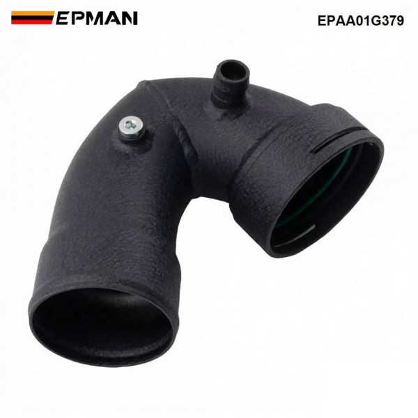 EPMAN 3" Turbo J-Pipe for BMW S55 (M3/M4/M2C) Throttle Body Pipe Upgrade - Billet Aluminum EPAA01G379