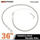 EPMAN 36 Inch Universal Throttle Cable Stainless Steel Braided Throttle Gas Cable Compatible Wire EPAA13G02K EPMAN 36 Inch Universal Throttle Cable Stainless Steel Braided Throttle Gas Cable Compatible Wire EPAA13G02K