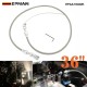EPMAN 36 Inch Universal Throttle Cable Stainless Steel Braided Throttle Gas Cable Compatible Wire EPAA13G02K EPMAN 36 Inch Universal Throttle Cable Stainless Steel Braided Throttle Gas Cable Compatible Wire EPAA13G02K