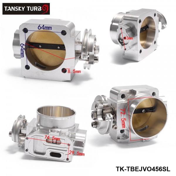 EPMAN Aluminum Intake Manifold 70mm Throttle Body Performance Billet For Mitsubishi Lancer Evo 4 5 6 4g63 TK-TBEJVO456SL EPMAN Aluminum Intake Manifold 70mm Throttle Body Performance Billet For Mitsubishi Lancer Evo 4 5 6 4g63 TK-TBEJVO456SL