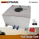EPMAN 40L Aluminium Fuel Cell Tank Polished Fuel Level Sender AN-10 Outlets EP-YX9440-40 EPMAN 40L Aluminium Fuel Cell Tank Polished Fuel Level Sender AN-10 Outlets EP-YX9440-40