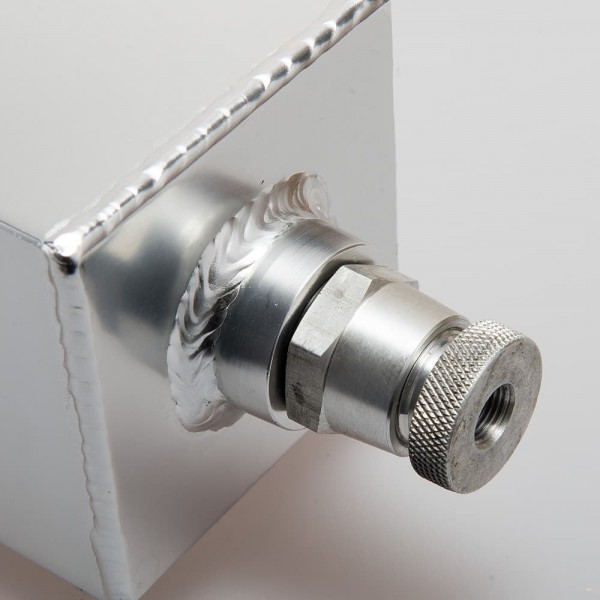 Universal Car 1L Aluminum Oil Catch Can Tank Fuel Tank With Breather & Filter Drain Tap EP-JYH09