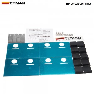 EPMAN Universal Stainless Steel Car Oil Pan Baffle Plate Bracket Rubber Valve Bolt Kit EP-JYXG001TMJ