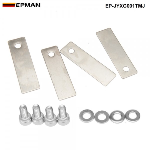 EPMAN Universal Stainless Steel Car Oil Pan Baffle Plate Bracket Rubber Valve Bolt Kit EP-JYXG001TMJ