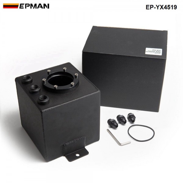 EPMAN 2L Billet Aluminum Fuel Surge Tank AN6 EP-YX4519 EPMAN 2L Billet Aluminum Fuel Surge Tank AN6 EP-YX4519