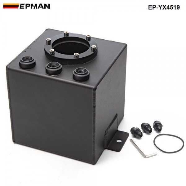 EPMAN 2L Billet Aluminum Fuel Surge Tank AN6 EP-YX4519 EPMAN 2L Billet Aluminum Fuel Surge Tank AN6 EP-YX4519