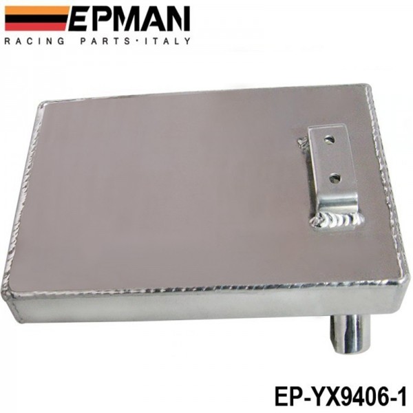 EPMAN Alloy Aluminium 1L Oil Weilding Catch Can Square Tank Polished EP-YX9406-1