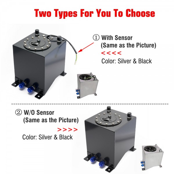 EPMAN 10L Aluminium Surge Tank Mirror Polish Fuel Cell Foam Inside With / Without Sensor EPMAN 10L Aluminium Surge Tank Mirror Polish Fuel Cell Foam Inside With / Without Sensor