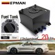 EPMAN Universal 20 Litre Fuel Surge Tank Swirl Pot System Alloy Aluminum With / Without Sensor Fuel Cell With Cap / Foam Inside EPMAN Universal 20 Litre Fuel Surge Tank Swirl Pot System Alloy Aluminum With / Without Sensor Fuel Cell With Cap / Foam Inside