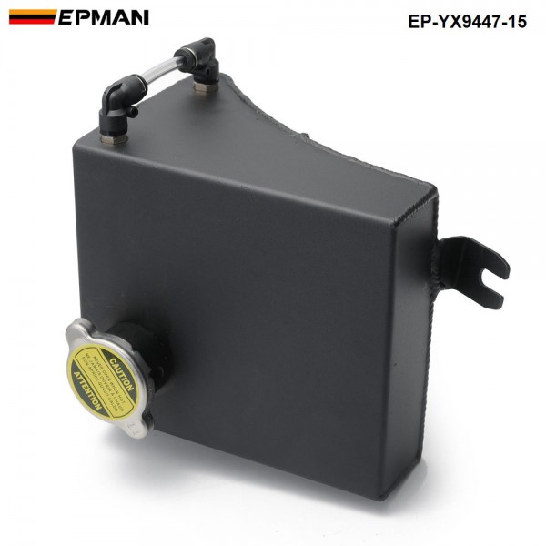 EPMAN Aluminum Radiator Coolant Overflow Tank Can & CAP For Nissan 240SX S13 Silvia EP-YX9447-15