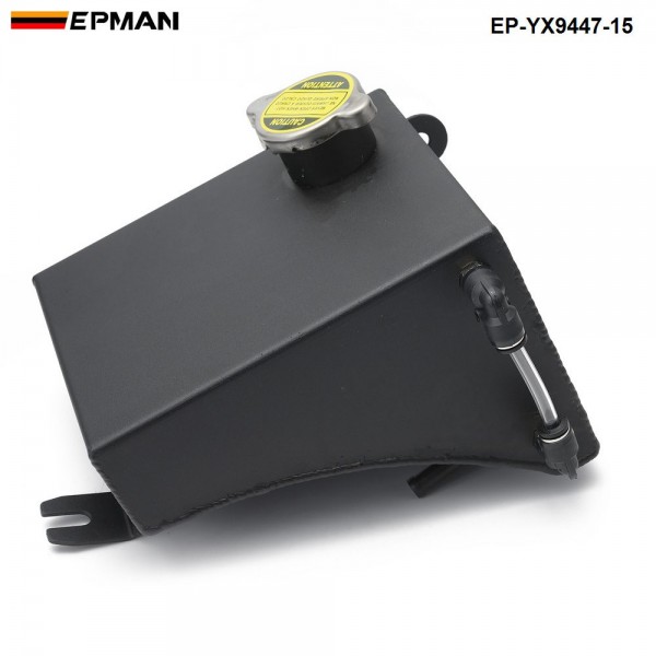 EPMAN Aluminum Radiator Coolant Overflow Tank Can & CAP For Nissan 240SX S13 Silvia EP-YX9447-15