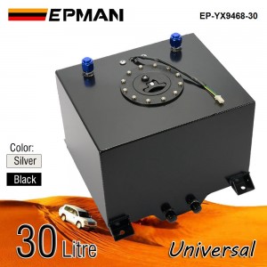 EPMAN Universal Aluminum Fuel Surge Tank System Complete Kit 30 Litre with sensor EP-YX9468-30