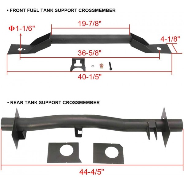 EPMAN Front and Rear Fuel Tank Support Crossmember, Rear Upper Shock Mount Crossmember, Rear Spare Tire Support Crossmember Kit Fit For 1999-2006 Chevy Silverado GMC Sierra 1500 2500 EPMAN Front and Rear Fuel Tank Support Crossmember, Rear Upper Shock Mount Crossmember, Rear Spare Tire Support Crossmember Kit Fit For 1999-2006 Chevy Silverado GMC Sierra 1500 2500