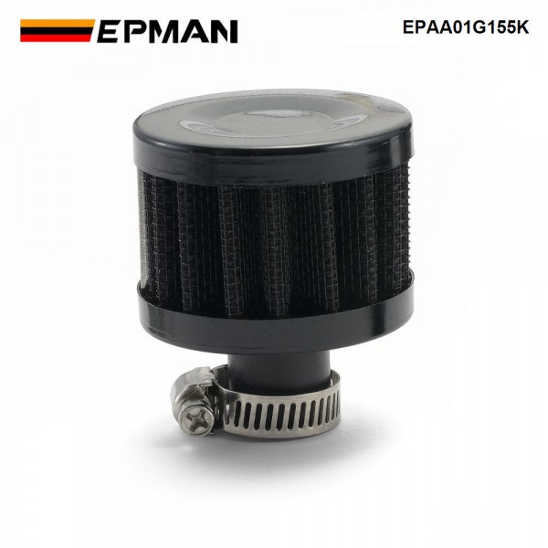 EPMAN Baffled Oil Catch Can Reservoir Tank Universal With Drain Valve 2 Port Aluminum EPAA01G155