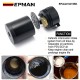 EPMAN Baffled Oil Catch Can Reservoir Tank Universal With Drain Valve 2 Port Aluminum EPAA01G155