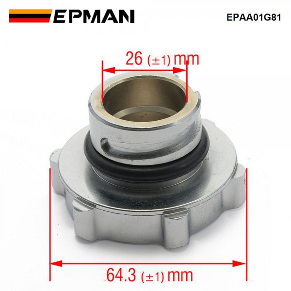 EPMAN Billet Aluminum Oil Cap for Chevy Chevrolet Camaro Corvette LSX LS1 LS6 LS2 LS3 LS4 for GM Engine EPAA01G81