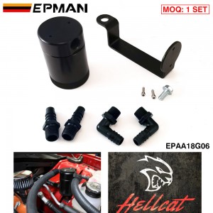 EPMAN Oil Separator Catch Can For Dodge 6.2L 2015-2021 Charger Challenger Hellcat EPAA18G06