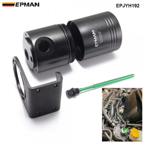 EPMAN Aluminium Racing Oil Catch Tank/Can Round Can Reservoir Turbo Oil Catch can / Can Catch universal EPJYH192