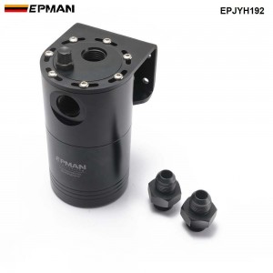 EPMAN Aluminium Racing Oil Catch Tank/Can Round Can Reservoir Turbo Oil Catch can / Can Catch universal EPJYH192
