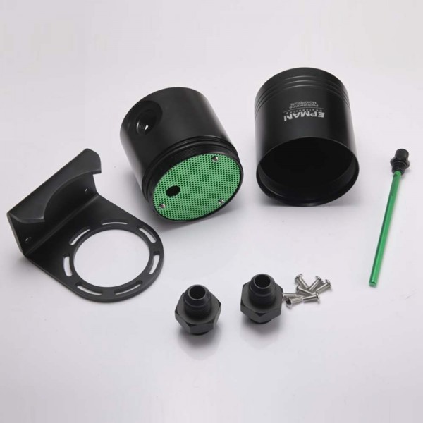 EPMAN Aluminium Racing Oil Catch Tank/Can Round Can Reservoir Turbo Oil Catch can / Can Catch universal EPJYH192 EPMAN Aluminium Racing Oil Catch Tank/Can Round Can Reservoir Turbo Oil Catch can / Can Catch universal EPJYH192