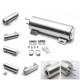 EPMAN Polished Stainless steel Radiator Overflow Tank Bottle Catch Can 2" x 13", 3" x 9",3" x 10"  Car Modification Cooling