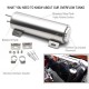 EPMAN Polished Stainless steel Radiator Overflow Tank Bottle Catch Can 2" x 13", 3" x 9",3" x 10" Car Modification Cooling EPMAN Polished Stainless steel Radiator Overflow Tank Bottle Catch Can 2" x 13", 3" x 9",3" x 10" Car Modification Cooling