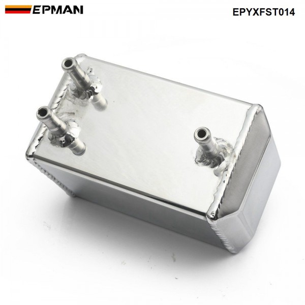 EPMAN Aluminum Universal Oil Catch Surge Tank Oil Separator Oil Reservoir EPYXFST014 EPMAN Aluminum Universal Oil Catch Surge Tank Oil Separator Oil Reservoir EPYXFST014