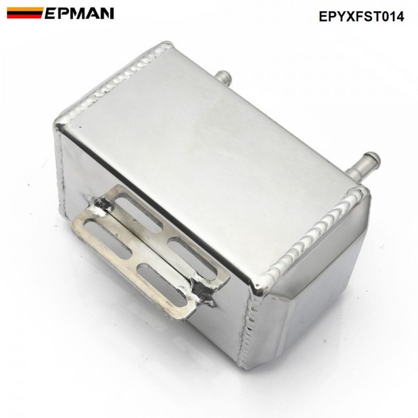 EPMAN Aluminum Universal Oil Catch Surge Tank Oil Separator Oil Reservoir EPYXFST014 EPMAN Aluminum Universal Oil Catch Surge Tank Oil Separator Oil Reservoir EPYXFST014