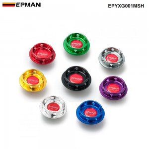 EPMAN Billet JDM Engine Oil Filler Cap Fuel Tank Cover for Mitsubishi With Twist And Lock Style Oil Cap EPYXG001MSH