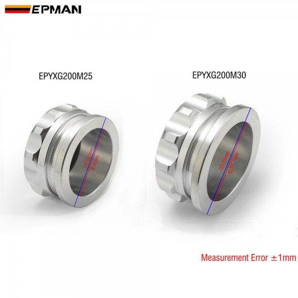 EPMAN Alloy Bung And Cap OD 1" 1.5" 2" 2.5" 3" Weld On Filler Neck With Cap Fuel Oil Tank/Oil,Fuel,Water Tank Cap 