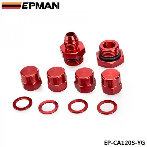 EPMAN Alloy Dual Fuel Pump Billet Assembly Outlet Manifold Suits 044 Fuel Pump EP-CA120S-YG