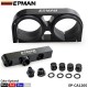 EPMAN Dual Twin Fuel Pump Bracket Billet Assembly Outlet Manifold for 044 Fuel Pump EP-CA120S EPMAN Dual Twin Fuel Pump Bracket Billet Assembly Outlet Manifold for 044 Fuel Pump EP-CA120S