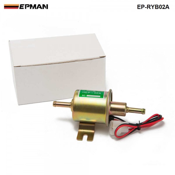 EPMAN Universal 12V Auto Petrol Diesel Gas Fuel Pump Inline Electric Fuel Pump HEP-02A EP-RYB02A EPMAN Universal 12V Auto Petrol Diesel Gas Fuel Pump Inline Electric Fuel Pump HEP-02A EP-RYB02A