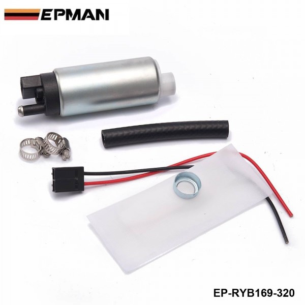 EPMAN 320LPH High Performance Fuel Pump for F20000169 255LPH for Tuning Racing Cars EP-RYB169-320 EPMAN 320LPH High Performance Fuel Pump for F20000169 255LPH for Tuning Racing Cars EP-RYB169-320