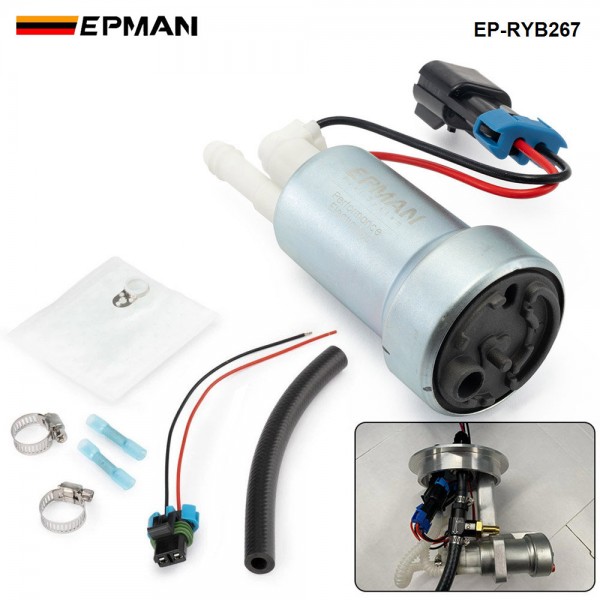 EPMAN 450LPH Fuel Pump High Pressure TIA485-2 F90000267 (Universal E85 Ethanol) TI Automotive EP-RYB267 EPMAN 450LPH Fuel Pump High Pressure TIA485-2 F90000267 (Universal E85 Ethanol) TI Automotive EP-RYB267