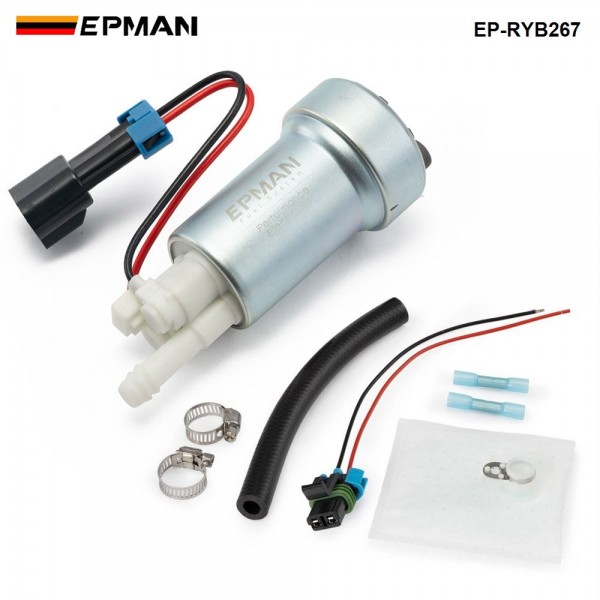 EPMAN 450LPH Fuel Pump High Pressure TIA485-2 F90000267 (Universal E85 Ethanol) TI Automotive EP-RYB267 EPMAN 450LPH Fuel Pump High Pressure TIA485-2 F90000267 (Universal E85 Ethanol) TI Automotive EP-RYB267
