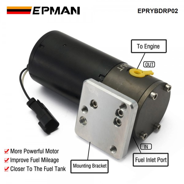 EPMAN Fuel Systems Replacement Fuel Pump For Dodge Cummins Diesel 5.9L 1998.5-2002 EPRYBDRP02 EPMAN Fuel Systems Replacement Fuel Pump For Dodge Cummins Diesel 5.9L 1998.5-2002 EPRYBDRP02