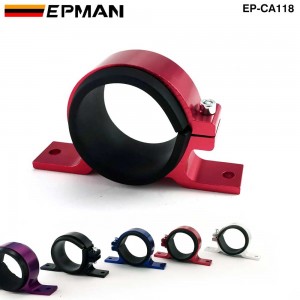 EPMAN Aluminum Single Fuel Pump Bracket Fuel Filter Holder 60mm For Bosch / WALBRO 044 BRACKET EP-CA118