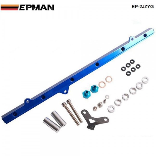 EPMAN Performance 2JZ Aluminum Injection Injector Fuel rail kits For Toyota 2JZ Engines EP-2JZYG