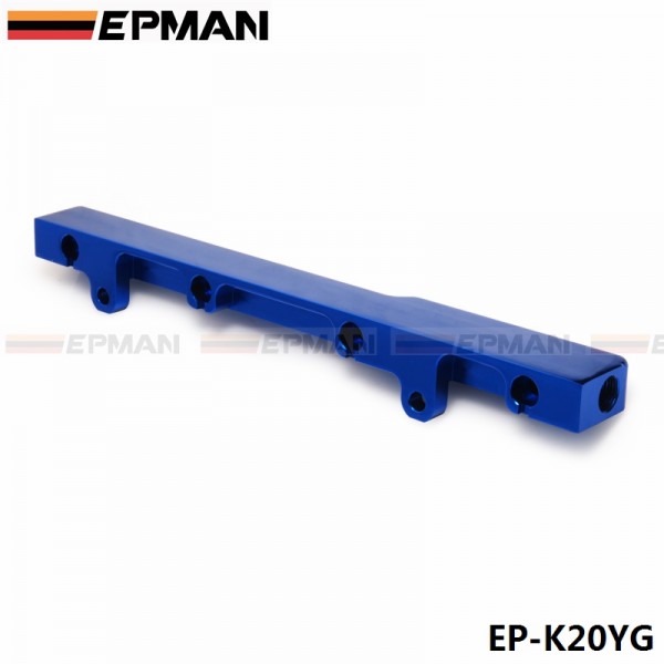 EPMAN Racing Fuel Rail Kit For Honda Acura RSX Integra DC5 Type r K20 Blue EP-K20YG