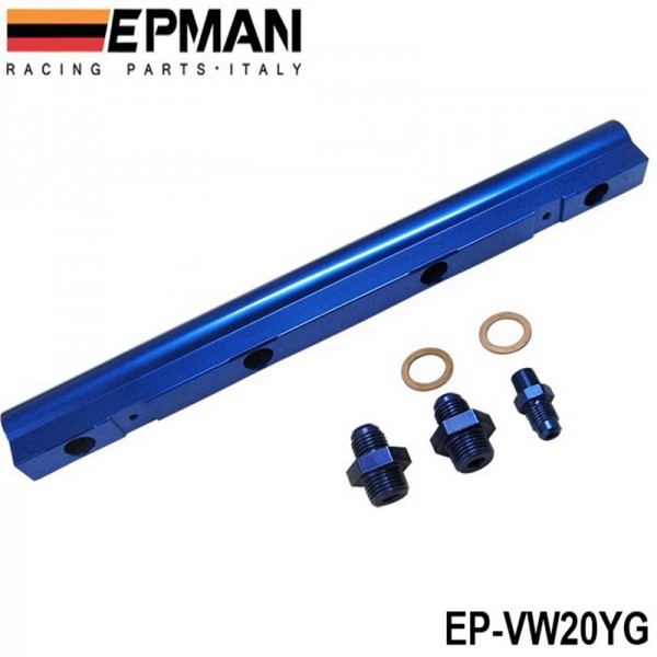  EPMAN Aluminium Billet Top Feed Injector Fuel Rail Turbo Kit For VW Audi 20V 1.8T Turbo EP-VW20YG