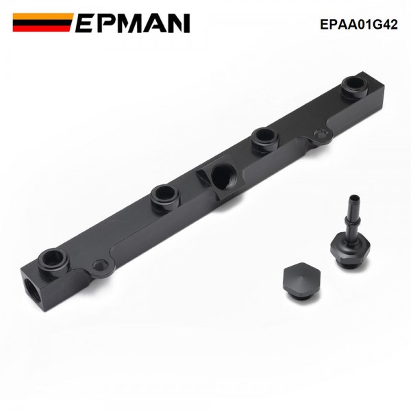 EPMAN Aluminium K Series Fuel Rail Setup For Honda Civic Si and For Acura Rsx K20 K24 Engines ( AN8 To 5/16 ) EPAA01G42